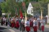 Bei der Fronleichnamsprozession der Pfarrei St. Wolfgang in Hausen.