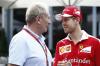 Sebastian Vettel (r) und Helmut Marko verstehen sich noch immer bestens.