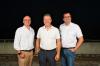 Geschäftsführer Martin Deutsch, Vorstandsvorsitzender Claus Hochrein und sein Stellvertreter Steffen Zink (von links) bilden nun die Führungsspitze der Winzergemeinschaft Franken (GWF).