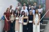 Die Geehrten mit ihren Sponsorinnen und Sponsoren sowie dem LSH-Schulleiter: 1. Reihe (v.l.n.r.): Johanna Fuhrmann, Nadine Lunz, Minh Hang Ma, Tu Minh Nguyen, Tia Lechner, Lenia Happel, Salma Elkashty; 2. Reihe (v.l.n.r.): Burkhard Klein, Peter Giehl, Jürgen Brehm,Volkhard Warmdt; 3. Reihe (v.l.n.r.): Klaus Köhler, Wolf-Dieter Gutsch, Arby Kreß, Achim Höfle und Hanna Ismeurt.