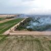 Wegen des Waldbrands in der Gohrischheide wurde Katastrophenalarm ausgelöst.