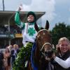 Nina Baltromei gewinnt auf Hochkönig als erste Frau das Deutsche Derby.