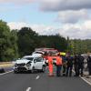 An der Auffahrt zur B286 bei Schwebheim hat sich am Montagvormittag gegen 10.30 Uhr ein Unfall ereignet. Der Fahrer des weißen Ford wurde dabei schwer verletzt.