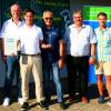 Im Bild von links: Lehrwart David Kern, BSO Michael Walter, Björn Söllner, Herbert Söllner (Beisitzer), GSO Heinrich Keller, Beisitzer Steffen Ehwald.