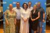 Bild von links: Isabell Zimmer, Alexander Bergmann, Dorothee Bär, Julian Müller, Stephanie Hümpfner und Peter Kraus.