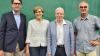 Von links: Prof. Dr. Tim von Oertzen (Ärztlicher Direktor des UKW), PD Dr. Elisabeth Jentschke (Leiterin des Klinischen Ethikkomitees des UKW), Dr. Dr. Josef Schuster (Mitglied des Deutschen Ethikrats) und Andreas Jungbauer (Moderator).