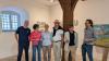 von links  Tobias Buß, Regine Merz, Tanja Sobisch, Studiengenosse Paul Ziegler, Georg Seifried, Museumsleiter Dr.Nicolas Zenzen