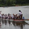 Ausgelassene Stimmung, beste Laune und viele Spaß. Die Rudergesellschaft Marktheidenfeld hatte das Drachenbootrennen toll organisiert. Fantasievolle Mannschaftsnamen und Kostüme kennzeichneten die Teilnehmer  