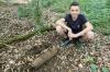 Der 13-jährige Daniel Hubert hat im Wald bei Marksteinach eine Brandbombe aus dem Zweiten Weltkrieg gefunden.