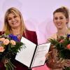 Corinna Schumacher und Tochter Gina Bethke haben bei der Reining-WM in der Schweiz geglänzt. Während Gina gleich zweimal Gold holte, sorgte ihre Mutter mit einem besonderen Outfit für Begeisterung. 