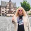 Sandra Bernadette Grätsch will 2026 als Oberbürgermeisterin Schweinfurts ins Rathaus einziehen. 
