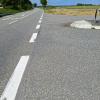 Die Fahrbahn der Kreisstraße 2877 wird auf dem Gebiet der Stadt Boxberg auf einer Länge von 3,8 Kilometern erneuert.
