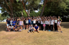 Handballjugend mit Betreuern.