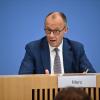 Etwa 90 Minuten lang stellte sich Kanzler Merz den Fragen der Hauptstadtjournalisten.