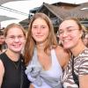 Hunderte von menschen treffen sich bei Wein am Stein, um wein zu trinken und gute musik zu hören