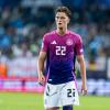 Paul Wanner erholte sich nach der U21-Europameisterschaft erst einmal in seinem Sommerurlaub. Der 19-Jährige steht noch bis 2027 beim FC Bayern München unter Vertrag.