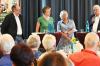 Bei der 50-Jahr-Feier des Bundes für Umwelt und Naturschutz (Bund) gab es auch eine Gesprächsrunde mit (von links) Olaf Bandt (Vorsitzender), Frank Uekötter (Festredner), Verena Graichen (Geschäftsführerin), Sylvia Pilarsky-Grosch (Landesvorsitzende Baden-Württemberg) und Hubert Weiger (Ehrenvorsitzender und Gründungsmitglied).