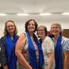 Monika Graef, Regina Krebs, Edeltraud Hann, Hildegard Dörr, Cordula Gerlach, Elke Schrapp und Sabine Mehling-Sitter.