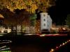 Lichtermeer im Schlosspark.