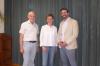 Toni Gernert (1. Vorsitzender Freunde des Gymnasiums), Dr. Barbara Heidecker, Miachel Bötsch (Stv. Schulleiter Gymnasium Marktbreit).