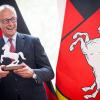 Bundeskanzler Merz bei seinem Antrittsbesuch in Niedersachsen.