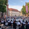 Würzburg Pops Orchestra auf dem Kiliansplatz. Würzburg Pops Orchestra auf dem Kiliansplatz.