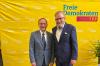 Karsten Klein (links) und Karl Graf Stauffenberg bilden die neue Doppelspitze der FDP Unterfranken.