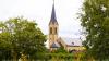 Mal aus einer anderen Perspektive: Die Röthleiner Pfarrkirche St. Jakobus.