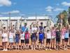 Schnuppertraining für Kinder bei der Tennisabteilung des TSV Münnerstadt.