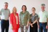 Hoher Besuch: (von links) Thomas Keller, Leiter Sachgebiet Naturschutz an der Regierung Unterfranken, Susanne Weizendörfer, Regierungspräsidentin von Unterfranken, Antje Voll, Leitung Biodiversitätszentrum Rhön, Jana Englmeier, Fachbetreuerin am Bayerischen Staatsministerium für Umwelt und Verbraucherschutz, und Bertram Eidel, Leiter Bereich Umwelt, Gesundheit und Verbraucherschutz an der Regierung von Unterfranken.