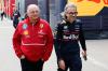 Laurent Mekies (r), hier neben Ferrari-Teamchef Frederic Vasseur, ist der neue Boss von Red Bull Racing.