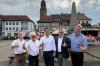 Der Bürgermeisterstuhl in Bad Königshofen soll in CSU-Hand bleiben. Im Bild (von links): stellvertretender Ortsvorsitzender Sascha Manger, Ortsvorsitzender Jürgen Martin, Bürgermeisterkandidat Andre Ankenbrand, Bürgermeister Thomas Helbling, Kreisvorsitzender und Landratskandidat Christof Herbert.
