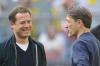 Viel Wertschätzung von Sportchef Lars Ricken (l), aber keine Eile bei einer Vertragsverlängerung mit Trainer Niko Kovac (r)