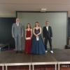 Die Jahrgangsbesten (von links): Edmund Hartmann, Annika Engerer, Celina Wagner, und Stefan Schich. Die Jahrgangsbesten (von links): Edmund Hartmann, Annika Engerer, Celina Wagner, und Stefan Schich.