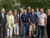 Die geehrten Mitglieder (von links): Siggi und Karin Evers, Andrea und Thomas Stamm, Detlev Jacobs, Thomas Zaiser, Christian Carl, Felix Schmöger (Stellvertretender Vorsitzender), Johannes Brod und Martina Kugler (Erste Vorsitzende).