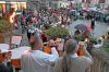Vor einem stattlichen Publikum spielten die Ehemaligen der Tänzelfest-Knabenkapelle bei ihrem traditionellen Zapfenstreich vor dem Kaufbeurer Rathaus auf.