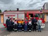 Auf dem Foto Michael Schulz, Peter Weiß (KBM), Daniel Leipert, Luisa König, Maja Hofmann, Sophie Zierold, Heike Lasch, Devin Häßlein, Thomas Pieczonka, Heike Witzgall, Lukas Dekant, Joachim Breun, Reimund Voß (1.Bgm.).