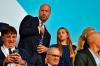 Unterwegs mit Papa William: Prinzessin Charlotte verfolgte in der Schweiz live den EM-Finalsieg der englischen Frauenfußballmannschaft. 
