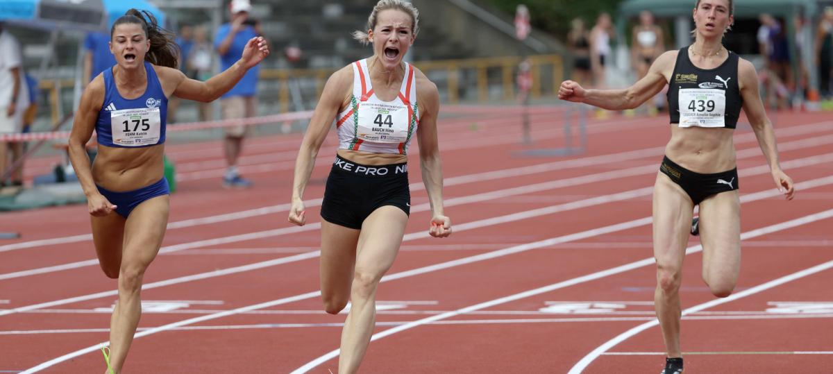 Sprinterin Nina Bauch zwischen Vorfreude und Frust