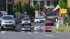 Der Verkehr schlängelt sich vorerst weiterhin durch Giebelstadt. Der Gemeinderat hält aber an einer Ortsumgehung fest.