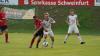 Unser Bild zeigt Felix Huf (rechts) gegen Tyrell Walton von der FT Schweinfurt. Nach dem bitteren 0:1 hoffen die FCler, dass Fortuna auch mal wieder die Fuchsstädter unterstützt, am besten schon am Sonntag in Aschaffenburg.