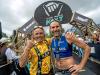 
Ein allerletztes Mal: Faris Al-Sultan (rechts) im Ziel beim Allgäu Triathlon mit Hannes Blaschke.