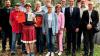 Festprogramm mit Ehrungen beim SPD-Ortsverband Niederwerrn (v.l.). Marc Leistner, Paul Ziegler, Wolf-Dietrich Lang, Hanne Kranz, Lisa Guth, Thomas Wohlfart, MdB Sabine Dittmar, Bürgermeisterin Bettina Bärmann, Markus Reimer, Landrat Florian Töpper, Jochen Kraft und Heike Joos.