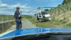 Am Mittwochnachmittag musste ein Hubschrauber in den Weinbergen von Grombühl in Würzburg notlanden.