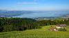 Der Premiumwanderweg von Scheidegg auf den Pfänder eröffnet schöne Aussichten. 