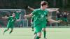 Pflaster im Gesicht, Ball im Tor: Jonas Weckesser freut sich über das vorentscheidende Tor zum 2:0 für die Thüngersheimer.