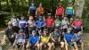 Rast im Odenwald mit Marian (vorne, Dritter von rechts). 