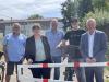 Freuten sich über den neuen Radweg: (von links) Bauleiter Gerhard Herrmann, die Rektorin der Grundschule Stefanie Schorr, Geschäftsführer Andy Englert vom tiefbautechnischen Büro BRS, Rainer Klüpfel vom Bauamt Marktheidenfeld und Bürgermeister Thomas Stamm.