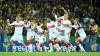 Der VfB Stuttgart hat sich am Dienstagabend im Elfmeterschießen in die nächste Runde des DFB-Pokals gezittert. Der VfB Stuttgart hat sich am Dienstagabend im Elfmeterschießen in die nächste Runde des DFB-Pokals gezittert.