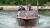 Prominente Ankunft mit dem Wassertaxi: George Clooney.